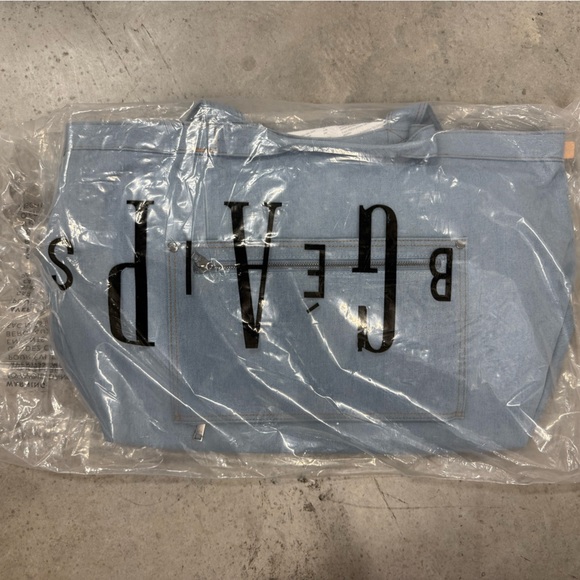 BEIS x GAP NWT Light Blue Jean/ Jeans Tote Bag - Picture 10 of 10